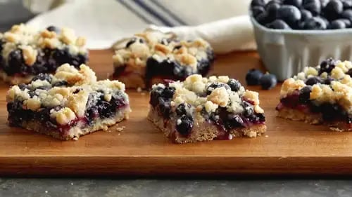 Blueberry Crumble Bars