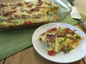 Bacon, Asparagus and Smoked Gouda Egg Bake | Gold Medal Flour US