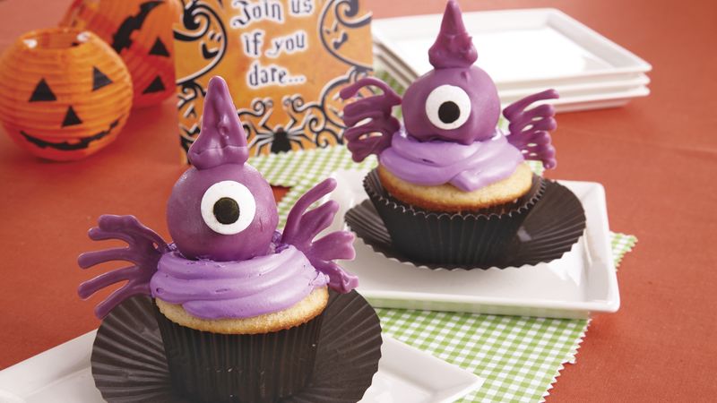 Halloween Goblin Cupcakes