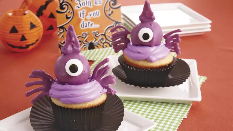 Halloween Goblin Cupcakes Recipe - BettyCrocker.com