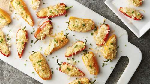 Garlic and Herb Stuffed Mini Peppers-image
