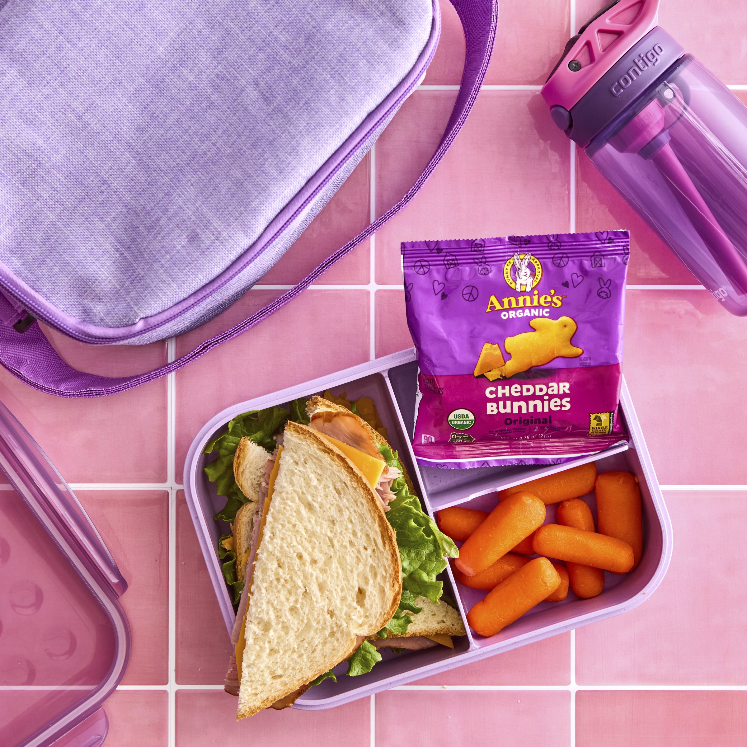  Styled Annies Cheddar Bunnies Organic Snack Crackers Single Serve Pouch Cheddar Cheese 100/0.75 OZ