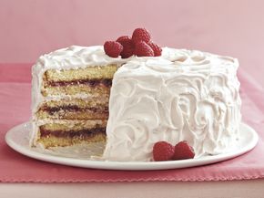 Raspberry-Laced Vanilla Cake | Gold Medal Flour US