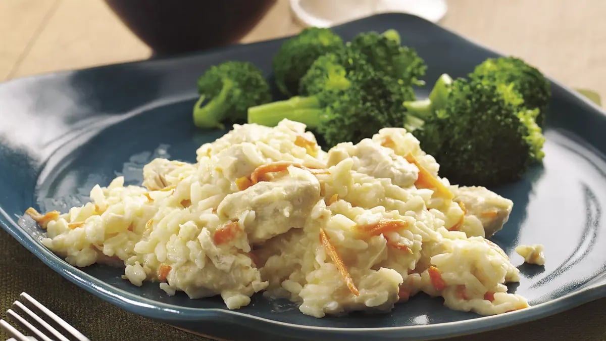 Slow-Cooker Chicken Risotto