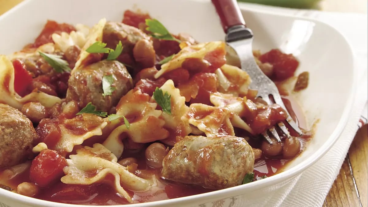 Chile-Sausage Pasta