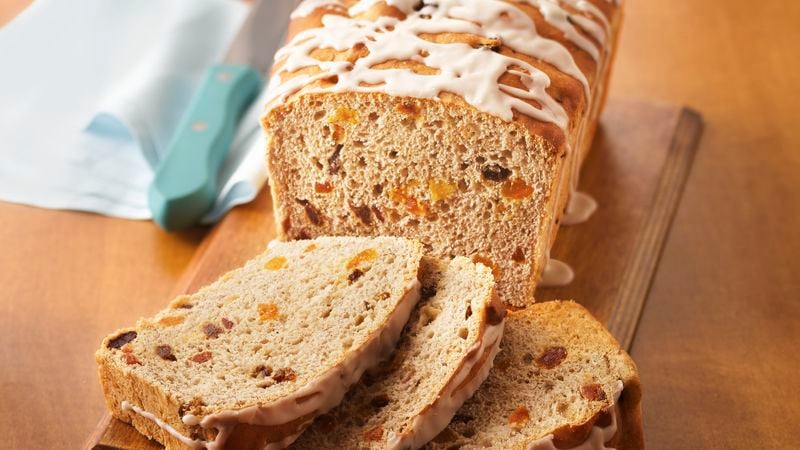 Dried Fruit and Cinnamon Batter Bread