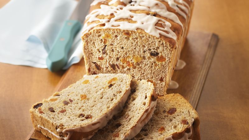 Dried Fruit and Cinnamon Batter Bread