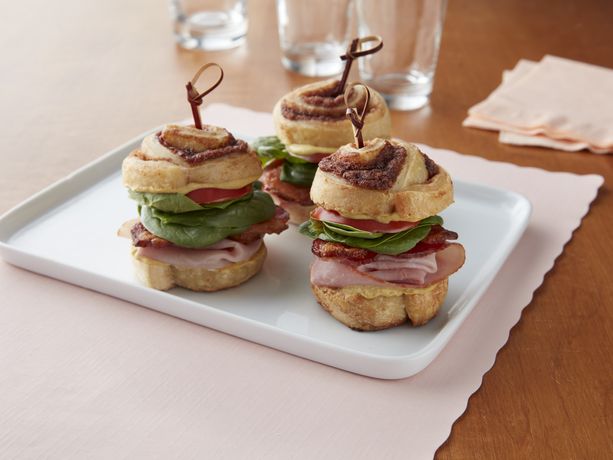 Baby Cinnamon Roll Clubhouse Sandwiches