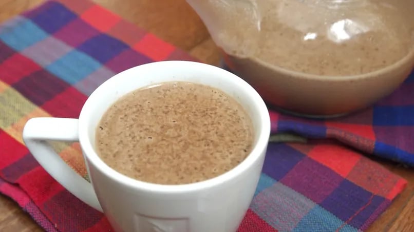 Chia and Coconut Vegan Hot Chocolate
