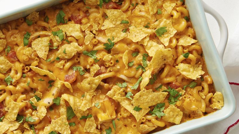 King Ranch Chicken Macaroni and Cheese