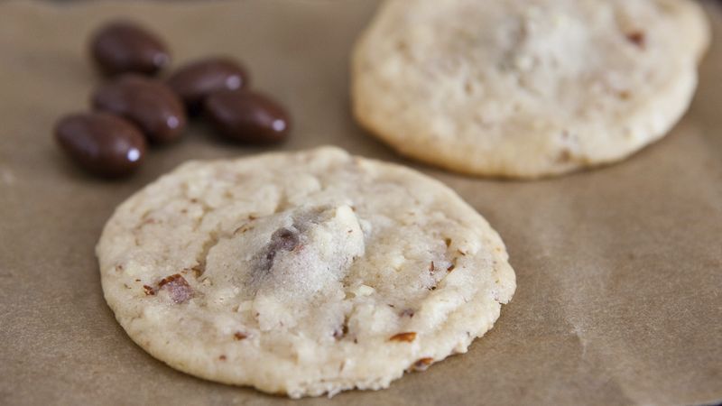 Chocolate Covered Almond Stuffed Cookies