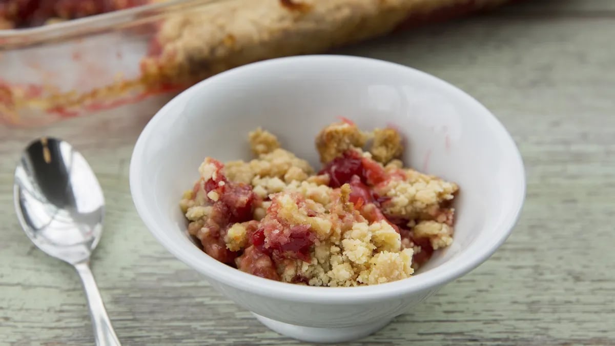 Easy Fruit Crisp "Dump" Dessert