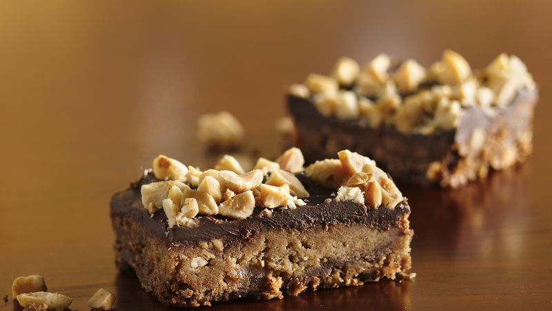 Chewy Chocolate Peanut Butter Bars