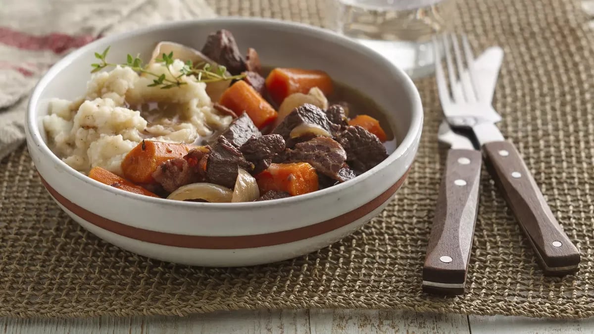 Slow-Cooker Beef Bourguignon 