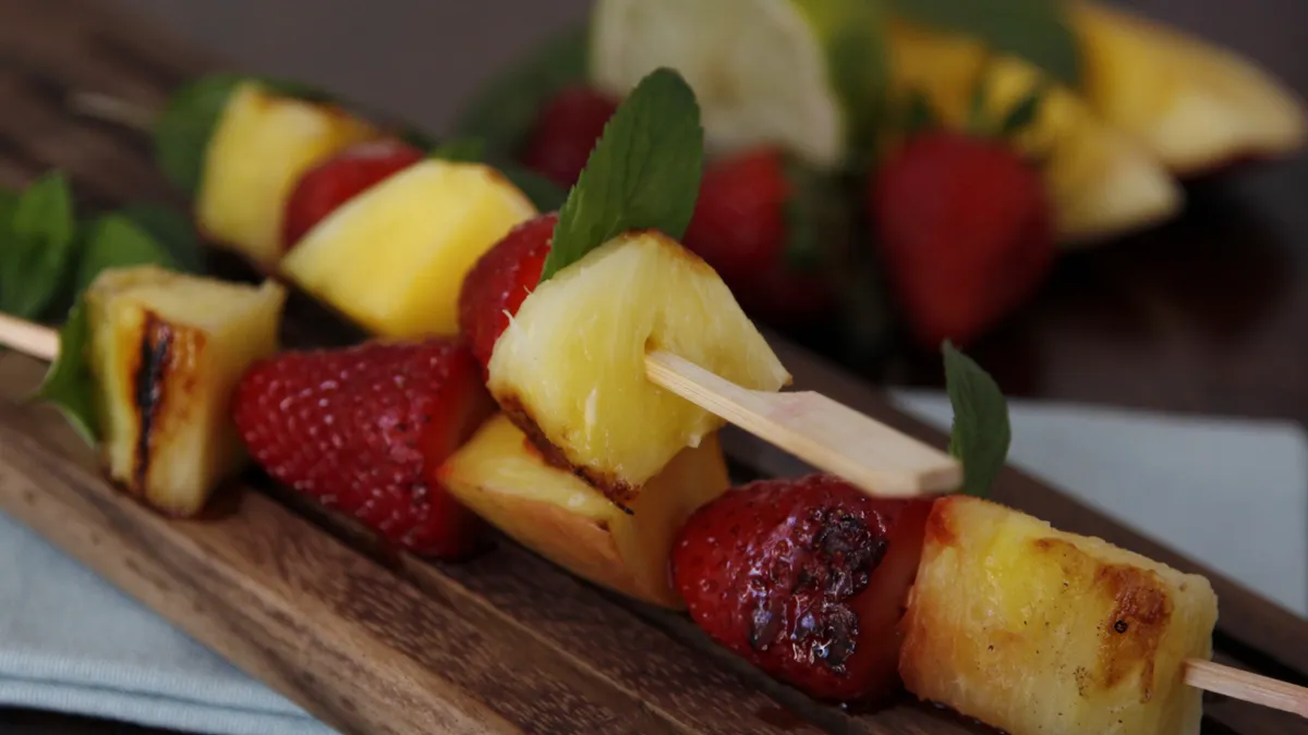 Grilled Fruit Kabobs