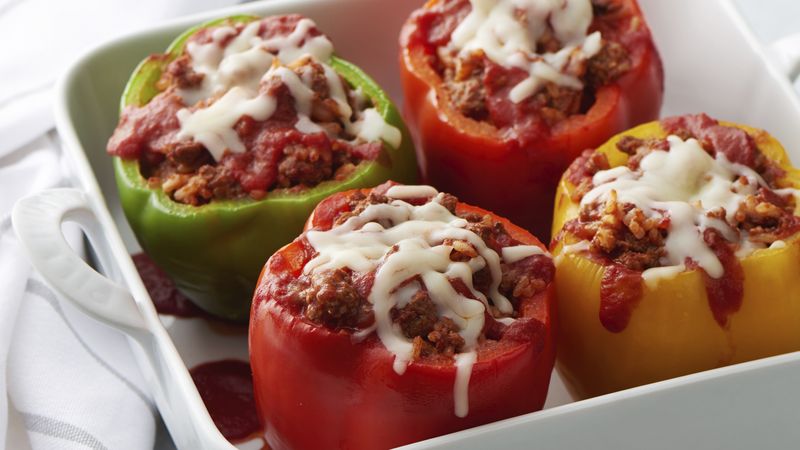 Easy stuffed bell discount peppers