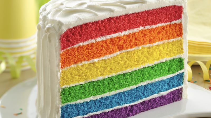 Rainbow Layer Cake