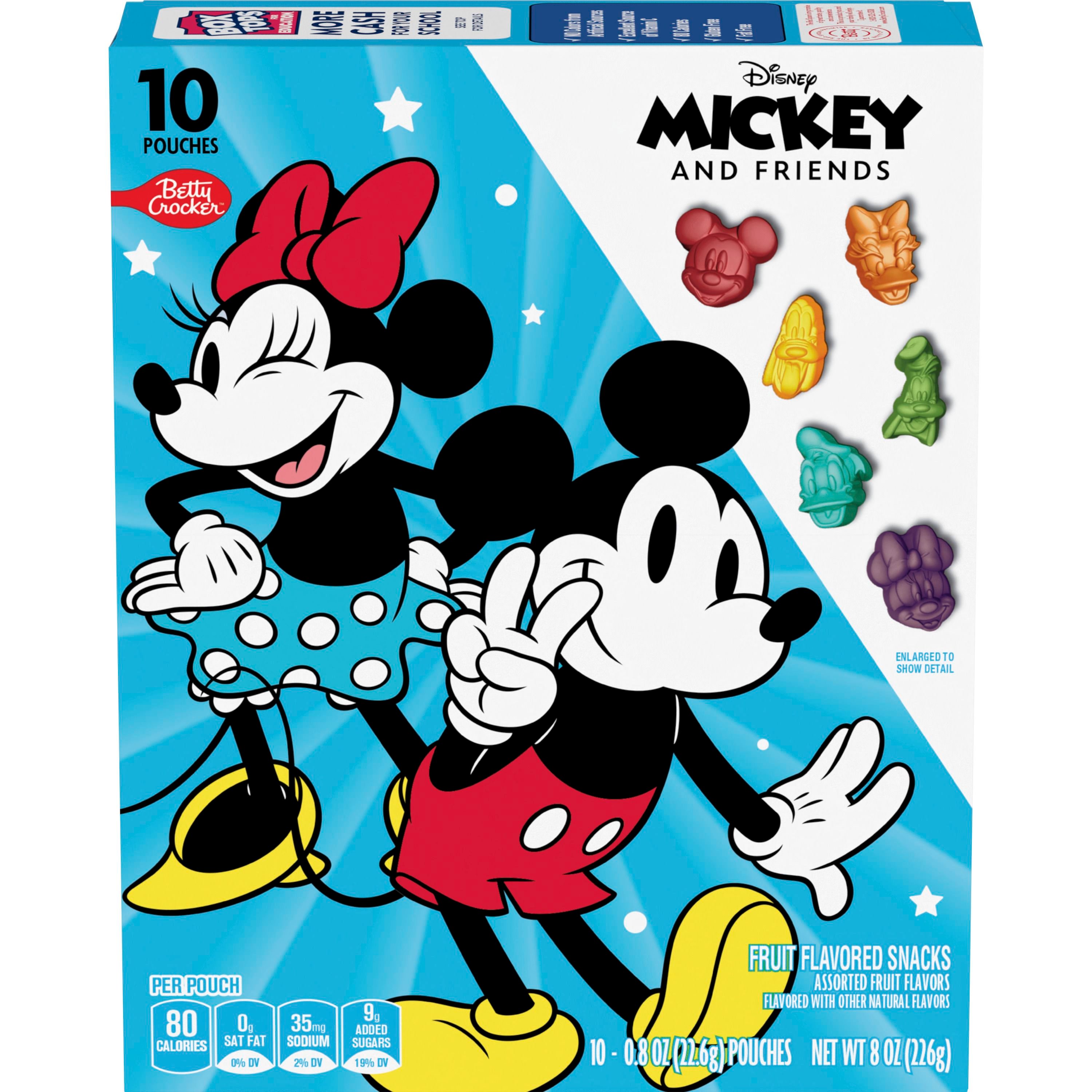 Betty Crocker™ Fruit Flavored Snacks Mickey & Friends - Front