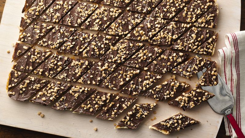 Salted Toffee Bars