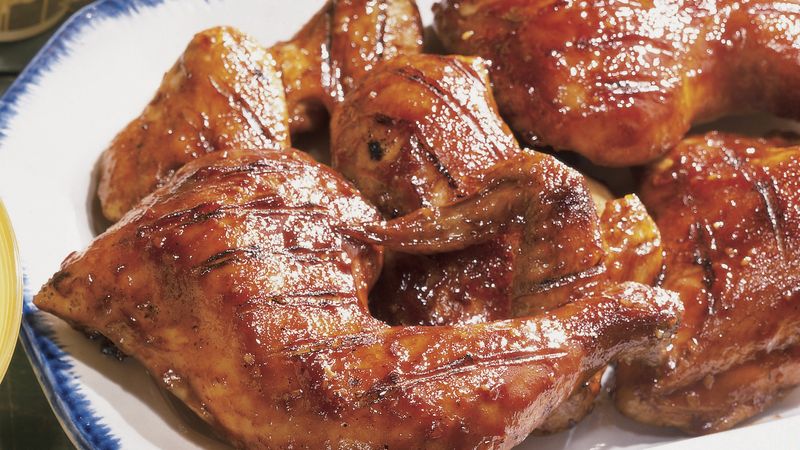 Grilled Honey Barbecued Chicken