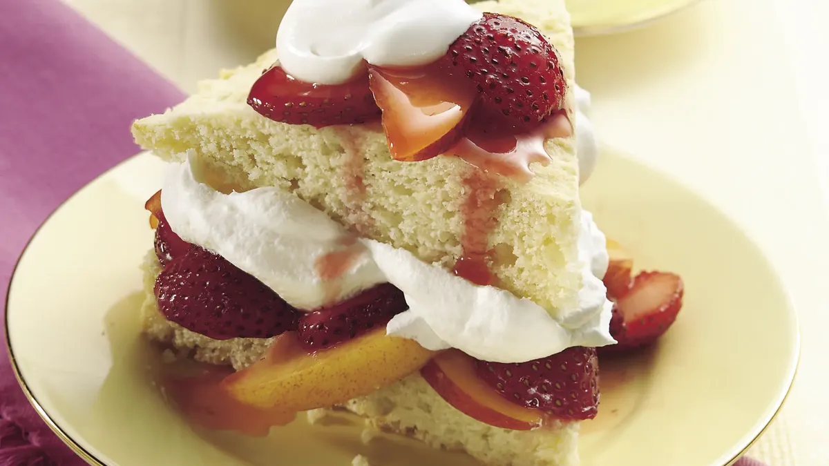 Strawberry and Nectarine Shortcakes