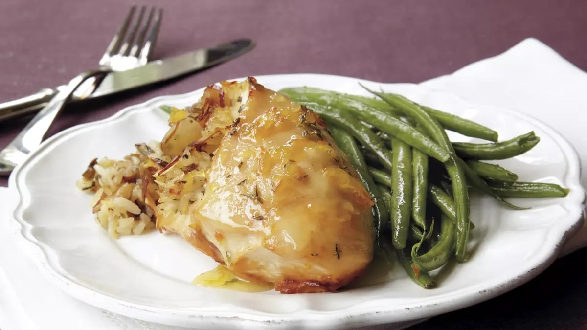 Sweet Orange Baked Chicken