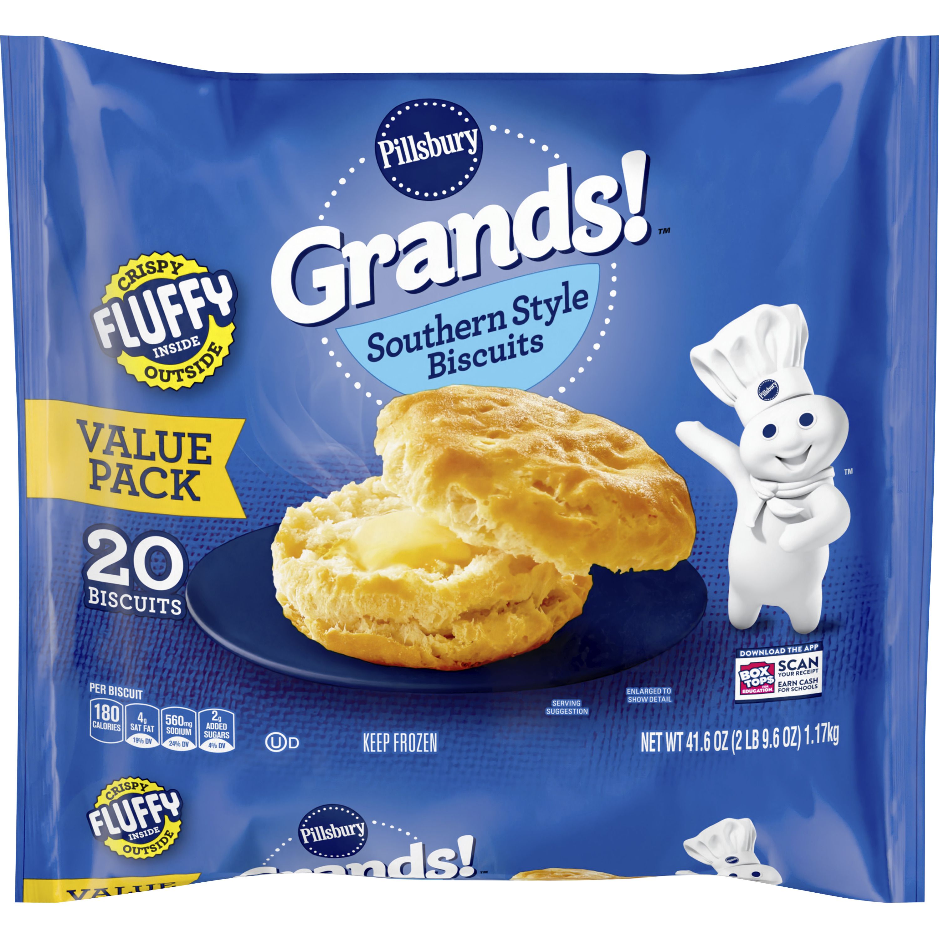 Grands!™ Southern Style Frozen Biscuits (20 count) - Front