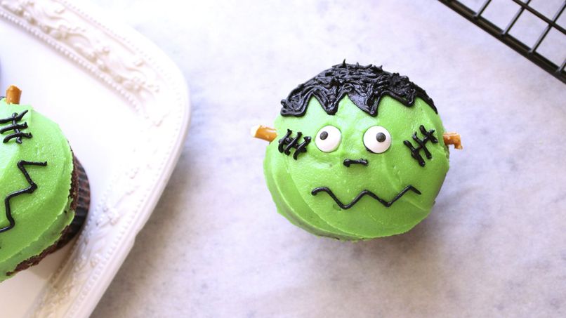 Cupcakes Frankenstein