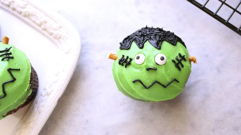 Frankenstein's Monster Cupcakes