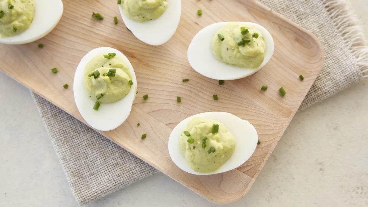 Avocado Deviled Eggs