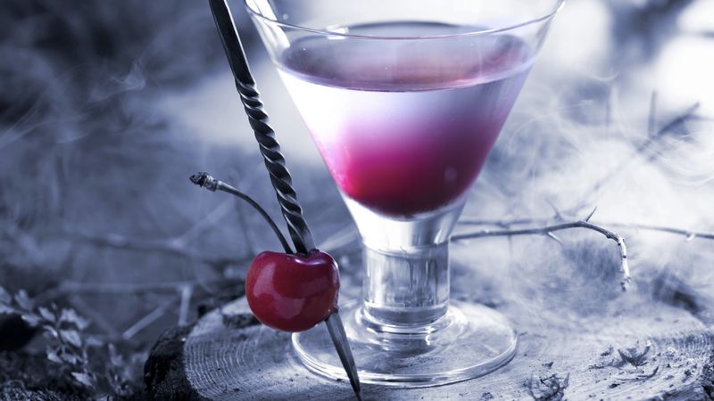 Blood-Red Sangria Cocktail