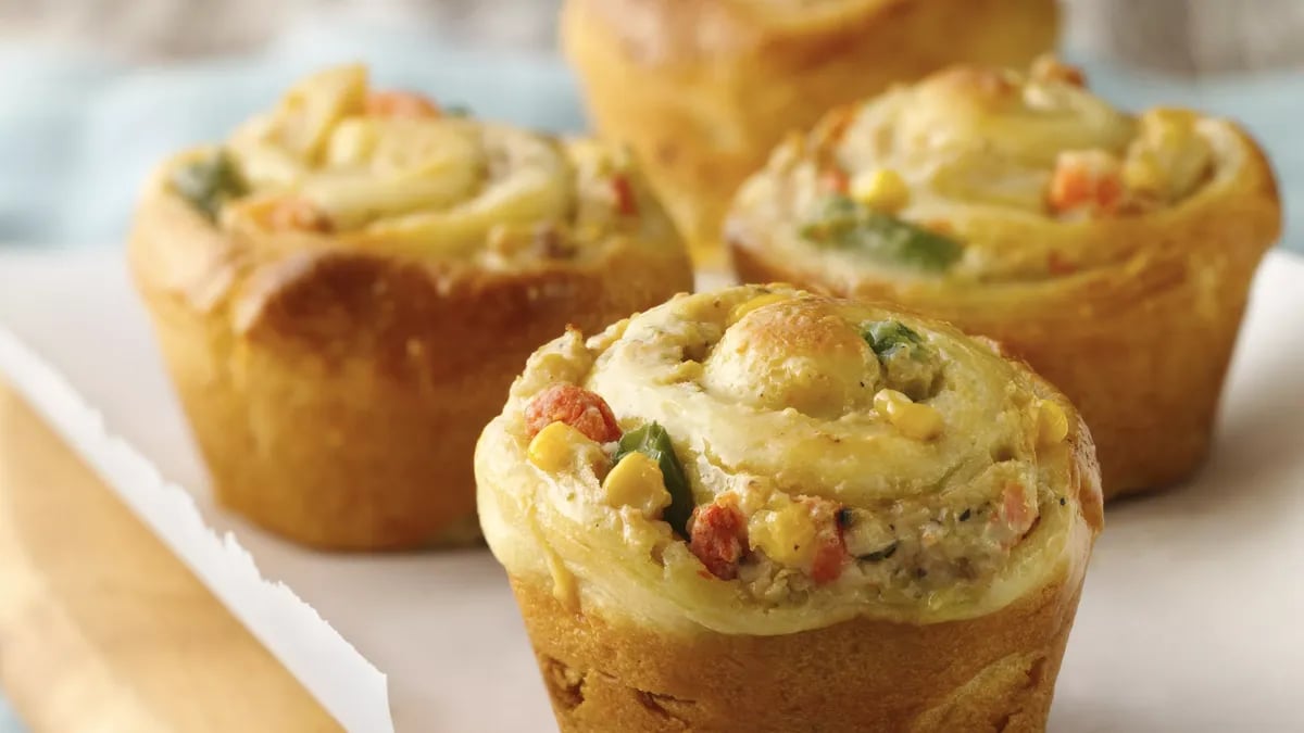 Individual Hand-Held Crescent Dough Pot Pies