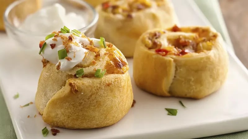 Loaded Potato Pinwheels