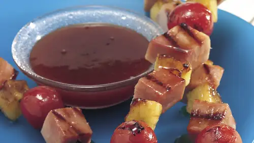Ham and Pineapple Kabobs