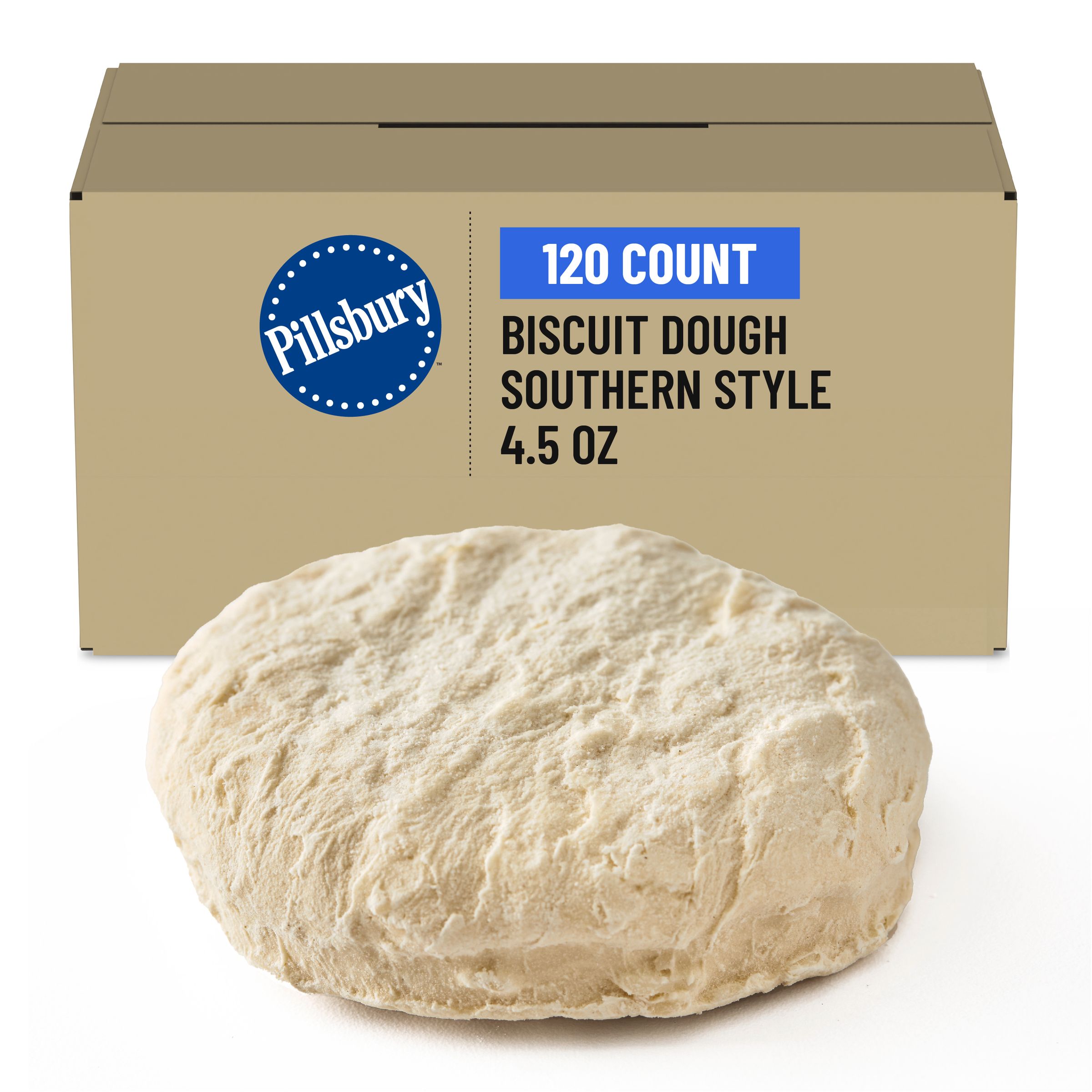  Case Optimized Hero Pillsbury Frozen Biscuit Dough Bulk Southern Style 120/4.5 OZ
