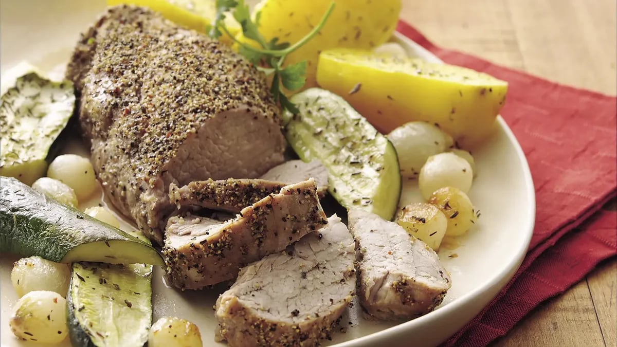 Roasted Pork Tenderloin with Vegetables