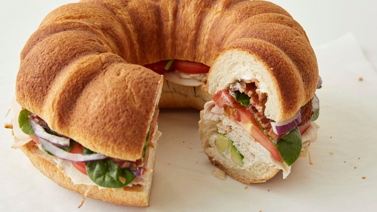 Club Sandwich Party Rolls - FOOTBALL FRIDAY - Plain Chicken