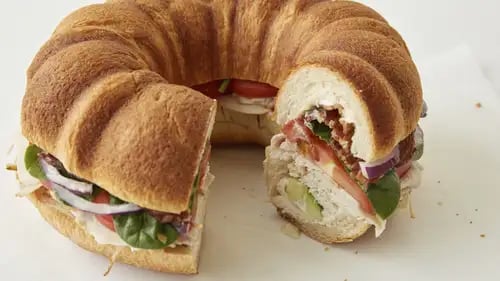 Turkey-Bacon-Avocado Bundt-wich