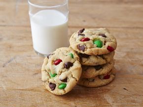 Chocolate Chip M&Ms™ Christmas Cookies | Gold Medal Flour US