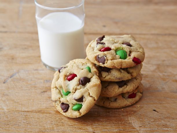Chocolate Chip M&Ms™ Christmas Cookies