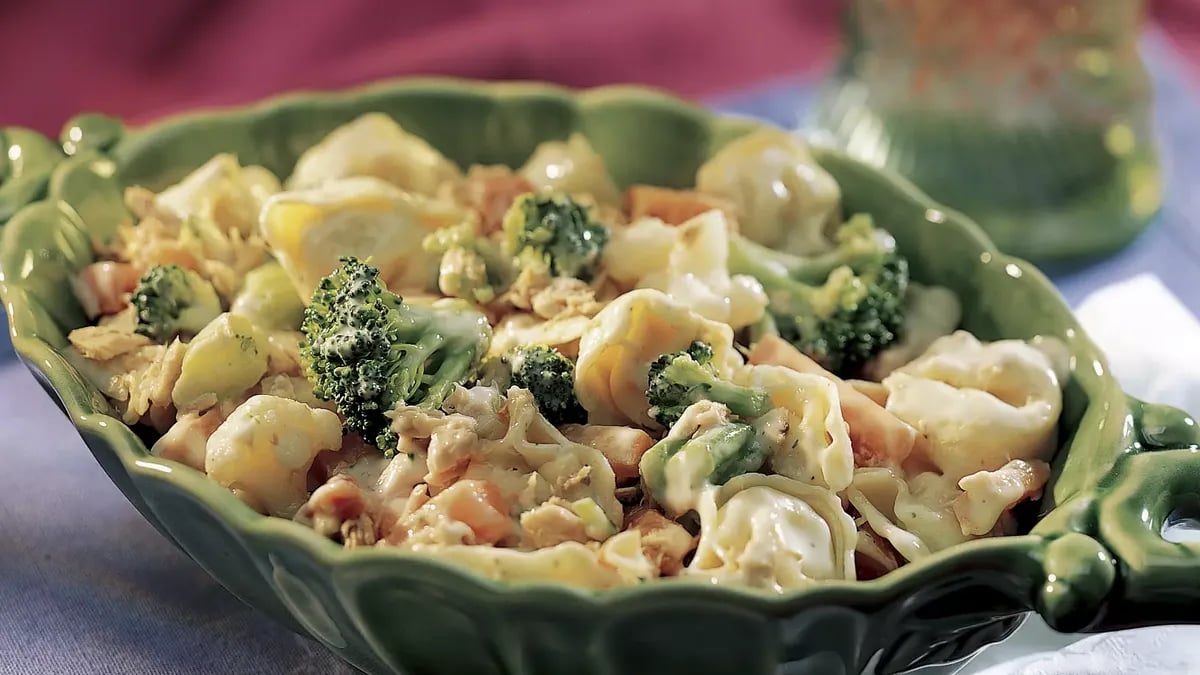 Tuna Tortellini Vegetable Salad