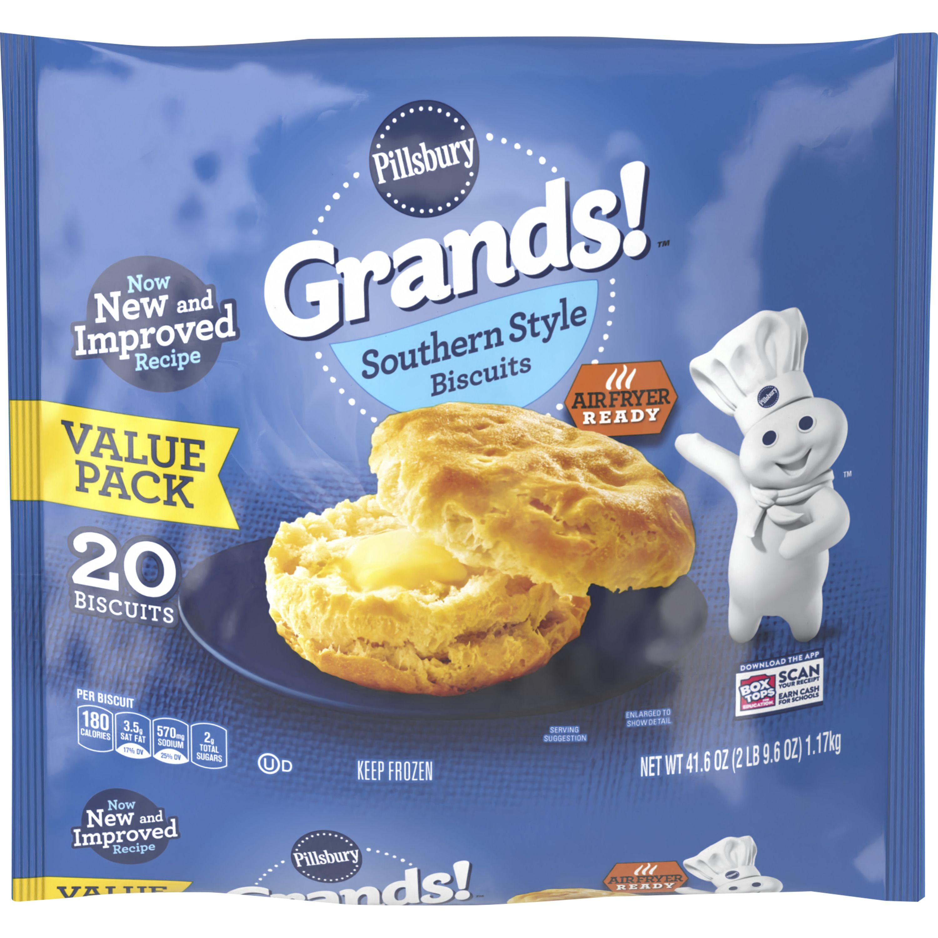 Grands!™ Southern Style Frozen Biscuits (20 count) - Front