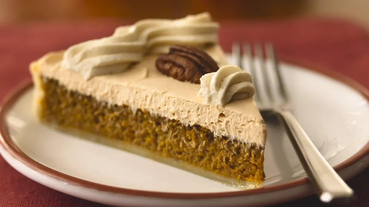 Pumpkin Butterscotch Cream Tart