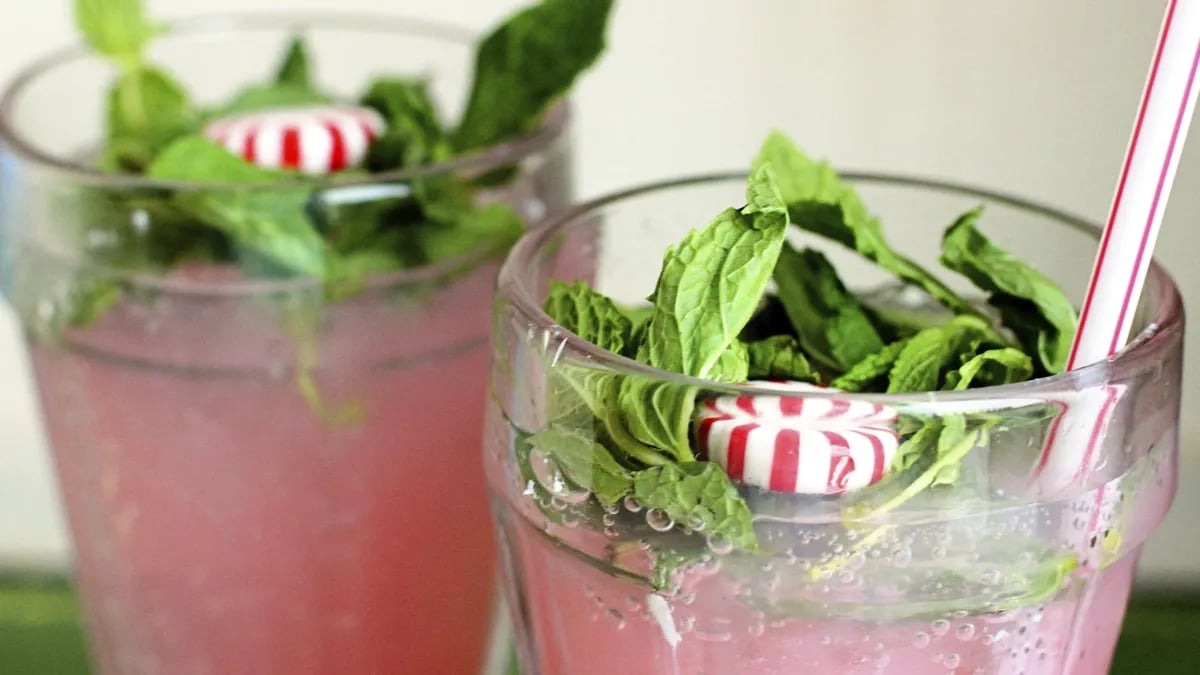 Candy Cane Mojitos