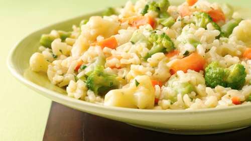 Minced Chicken and Vegetable Risotto Recipe 