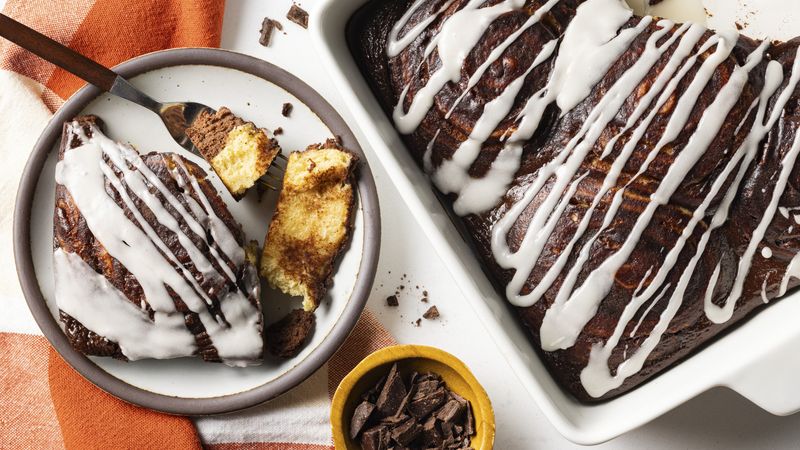 Mexican Hot Chocolate Cinnamon Roll Bake