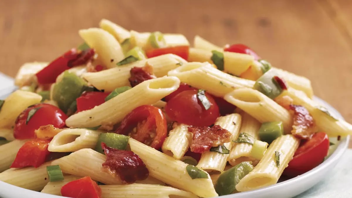 Bacon and Basil Pasta Salad