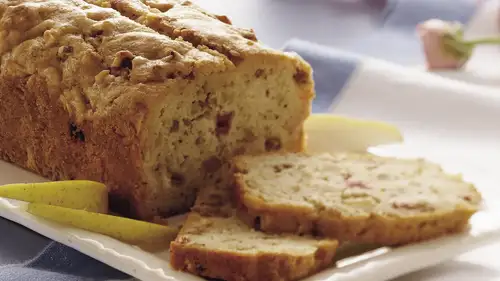 Pear-Rhubarb Quick Bread