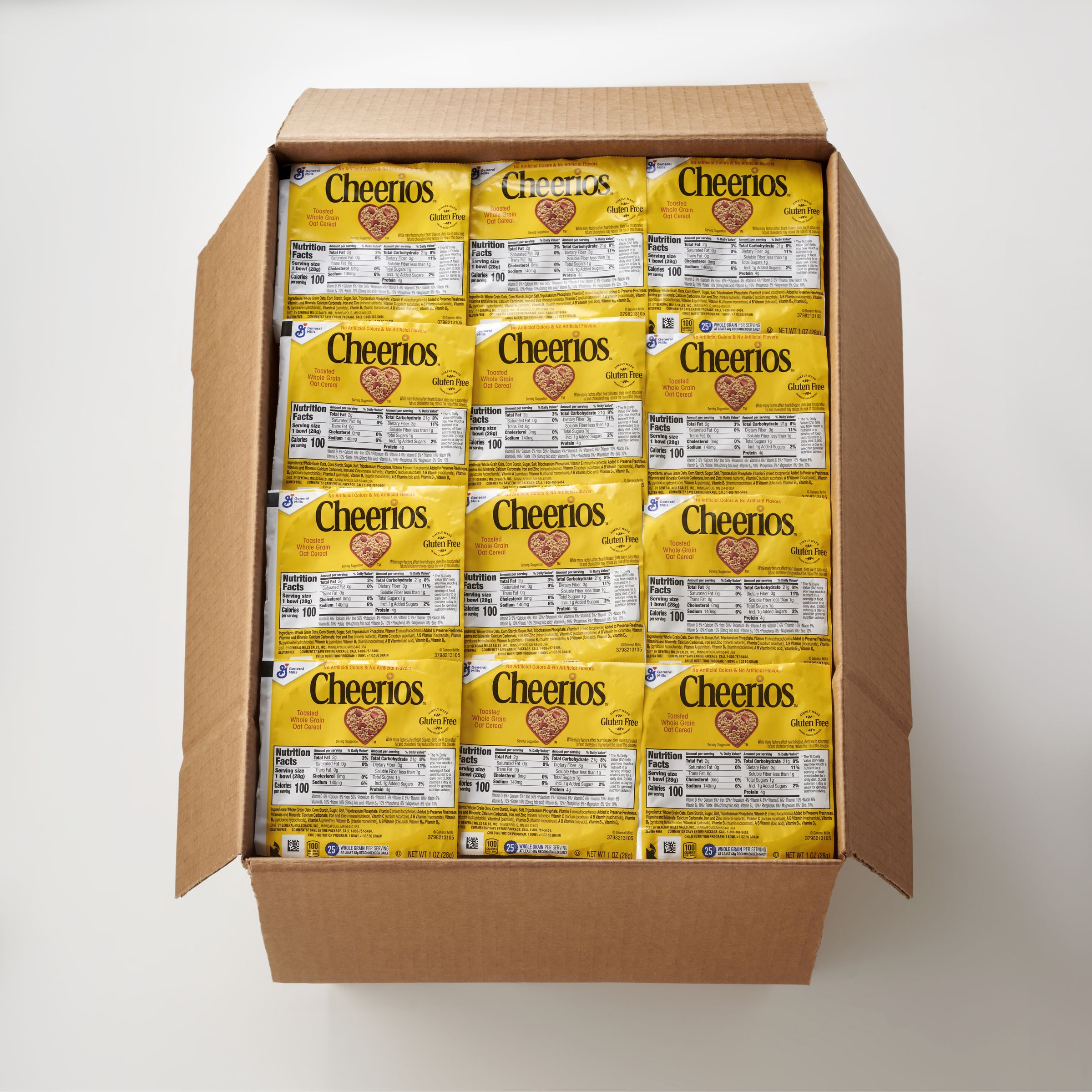  Open Case Cheerios(TM) Cereal Single Serve Bowlpak 1 oz