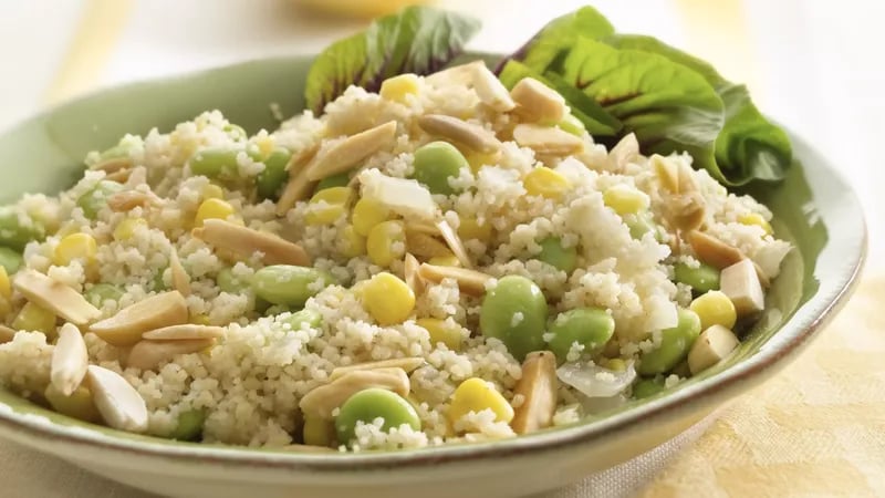 Couscous, Corn and Lima Bean Sauté